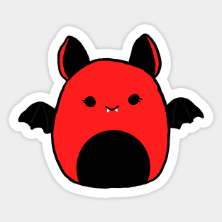 Buffy cute bat stuffy squish bat Sticker